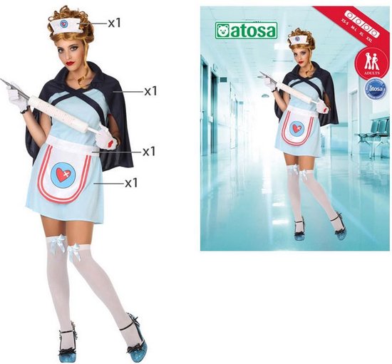 Kostuums voor Volwassenen Verpleegster (4 pcs)