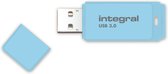 Integral 8GB USB3.0 DRIVE PASTEL BLUE SKY UP TO R-80 W-10 MBS USB flash drive USB Type-A 3.2 Gen 1 (3.1 Gen 1) Blauw