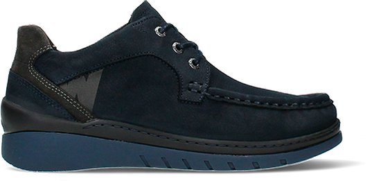 Wolky Veterschoenen Time blauw nubuck