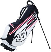 Callaway Chev Dry Stand Bag Wit Zwart Rood