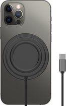 Accezz Draadloze Oplader Apple iPhone 12 / 13 / 14 - Lader inclusief kabel USB-C naar MagSafe - Wireless Charger - 10W - Zwart