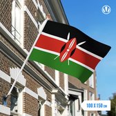 Vlag Kenia 100x150cm - Glanspoly