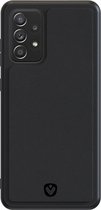 Valenta - Samsung Galaxy A52s 5G Hoesje - Back Case Snap Luxe Leather Zwart