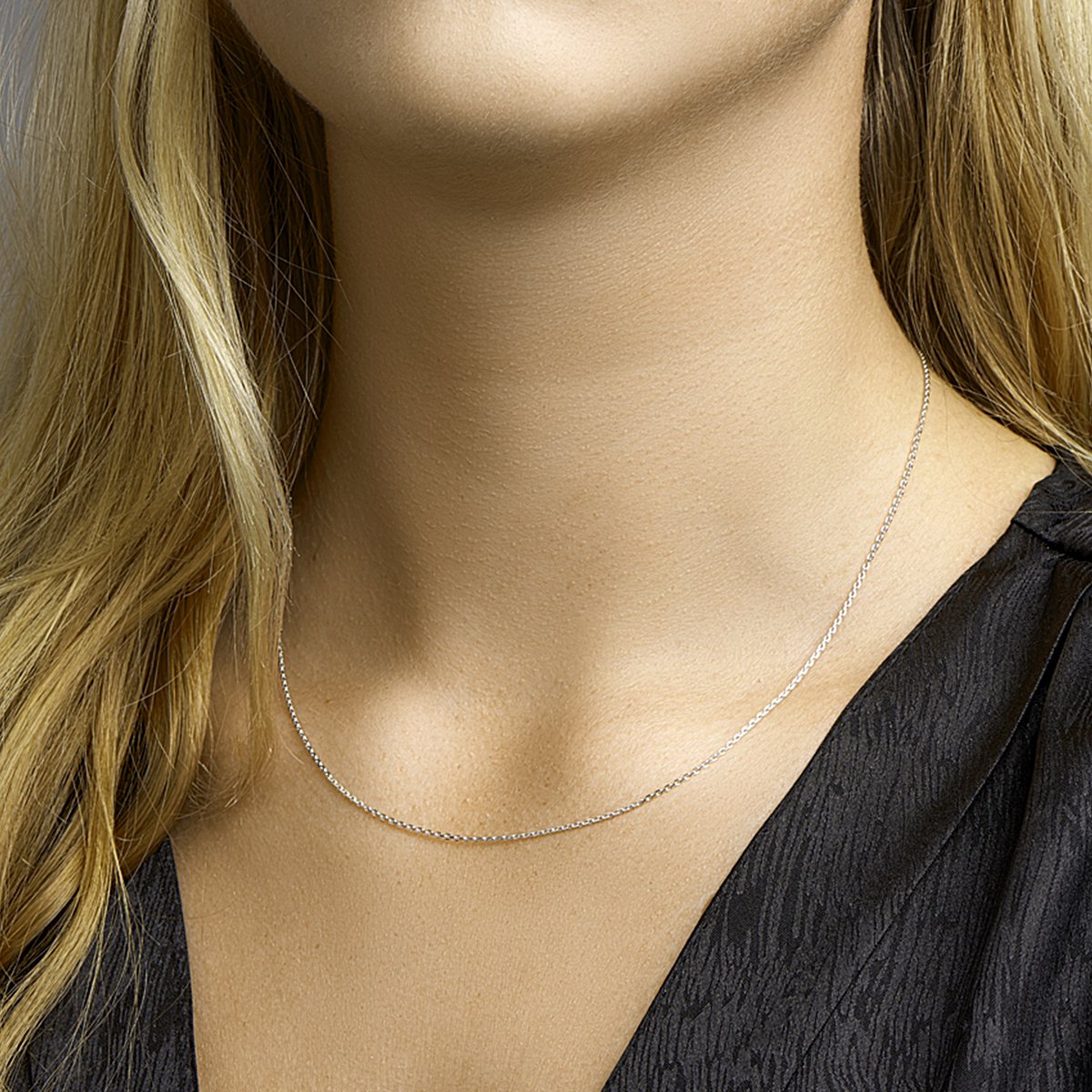 Collier Anker Gediamanteerd 1,1 Mm