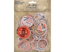 Tim Holtz milk caps x50