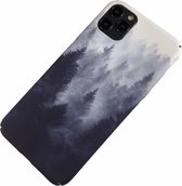 Apple iPhone 7 / 8 - bomen hard hoesje Laurent blauw - Geschikt voor