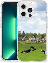 Shockproof Case Geschikt voor iPhone13 Pro Max Telefoon Hoesje met doorzichtige rand Hollandse Koeien