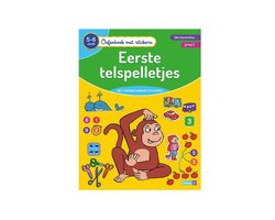 foto van Oefenboek met stickers - Eerste telspelletjes 5-6 jaar 3de kleuterklas groep 2