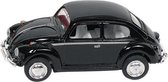Metalen Volkswagen Klassieke Kever 1967: Zwart 6,5 cm