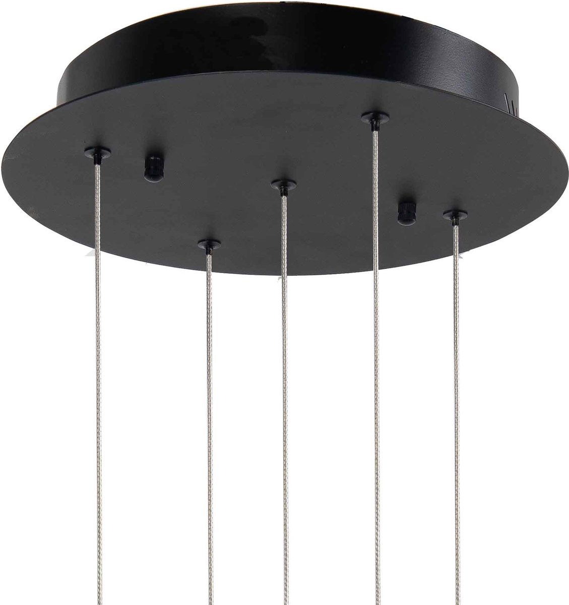 Highlight Hanglamp Golden Egg 5 lichts Ø 30 cm amber-zwart