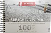 schetsblok A4 90 gr 32 x 21 cm papier wit 100 vellen