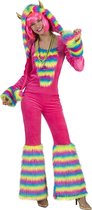 Monster & Griezel Kostuum | Monster Jumpsuit Roze | Vrouw | Maat 36-38 | Halloween | Verkleedkleding