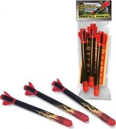 schietpijlen Stomp Rocket jongens foam rood 3-delig