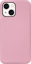 ADEL Siliconen Back Cover Softcase Hoesje Geschikt voor iPhone 13 - Roze