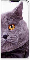 Flipcover Xiaomi Redmi 9 Telefoonhoesje Kat