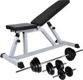 Everest Trainingsbank met halterset 30,5 kg