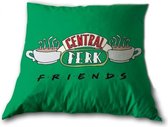 kussen dubbelzijdig Friends 35 cm polyester groen