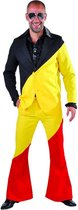 Vlaggen Kostuum | Wapperende Belgische Vlag | Man | Small | Carnaval kostuum | Verkleedkleding