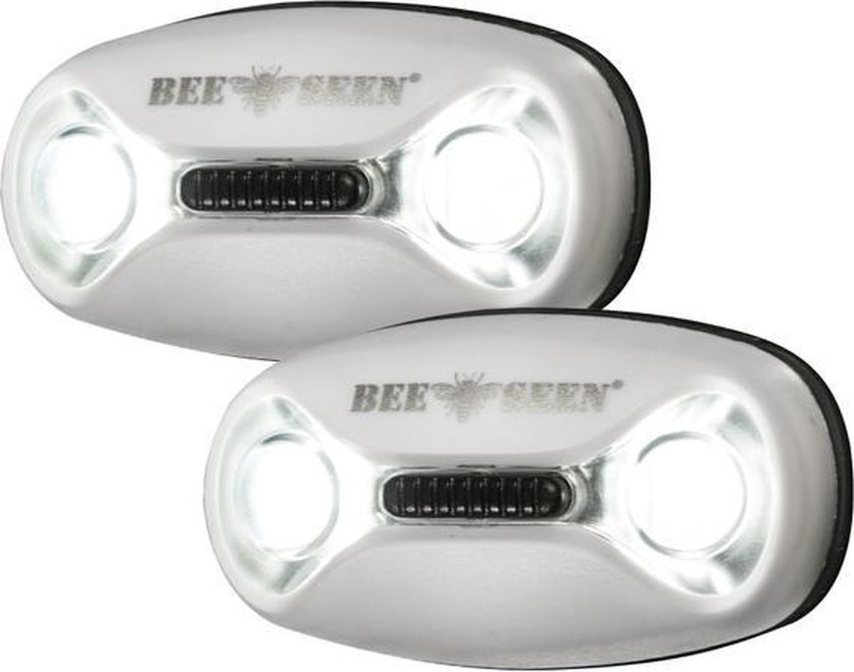 Led Magnet Light Battery | BEE SAFE 2 pack wit | hardloop verlichting | magneet lamp