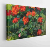 Canvas schilderij - Oil painting, abstract  -     1027952542 - 40*30 Horizontal