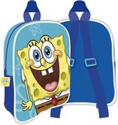 rugzak Spongebob junior 28 x 22 cm polyester blauw