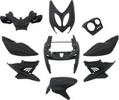 DMP plaatwerkset yamaha aerox 9-delig mat-zwart kappenset | bol.com
