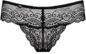 Miamor Kanten String - Zwart - Sexy Lingerie & Kleding - Lingerie Dames