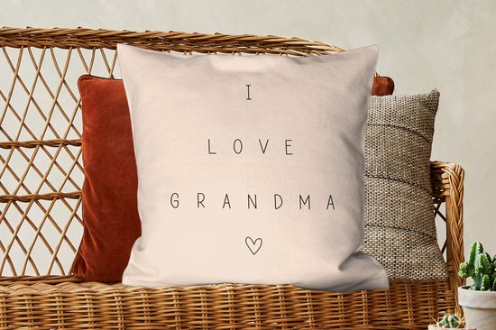 Cadeau pour grand-mère - J'aime grand-mère - Rose