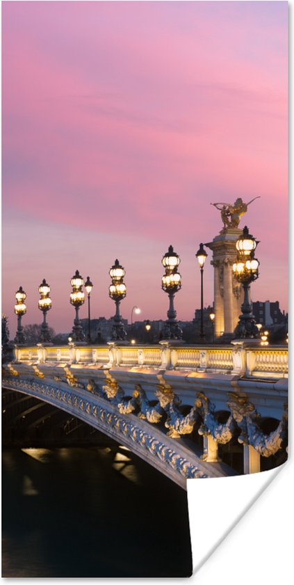 Affiche Paris - Pont - Ciel - 75x150 cm