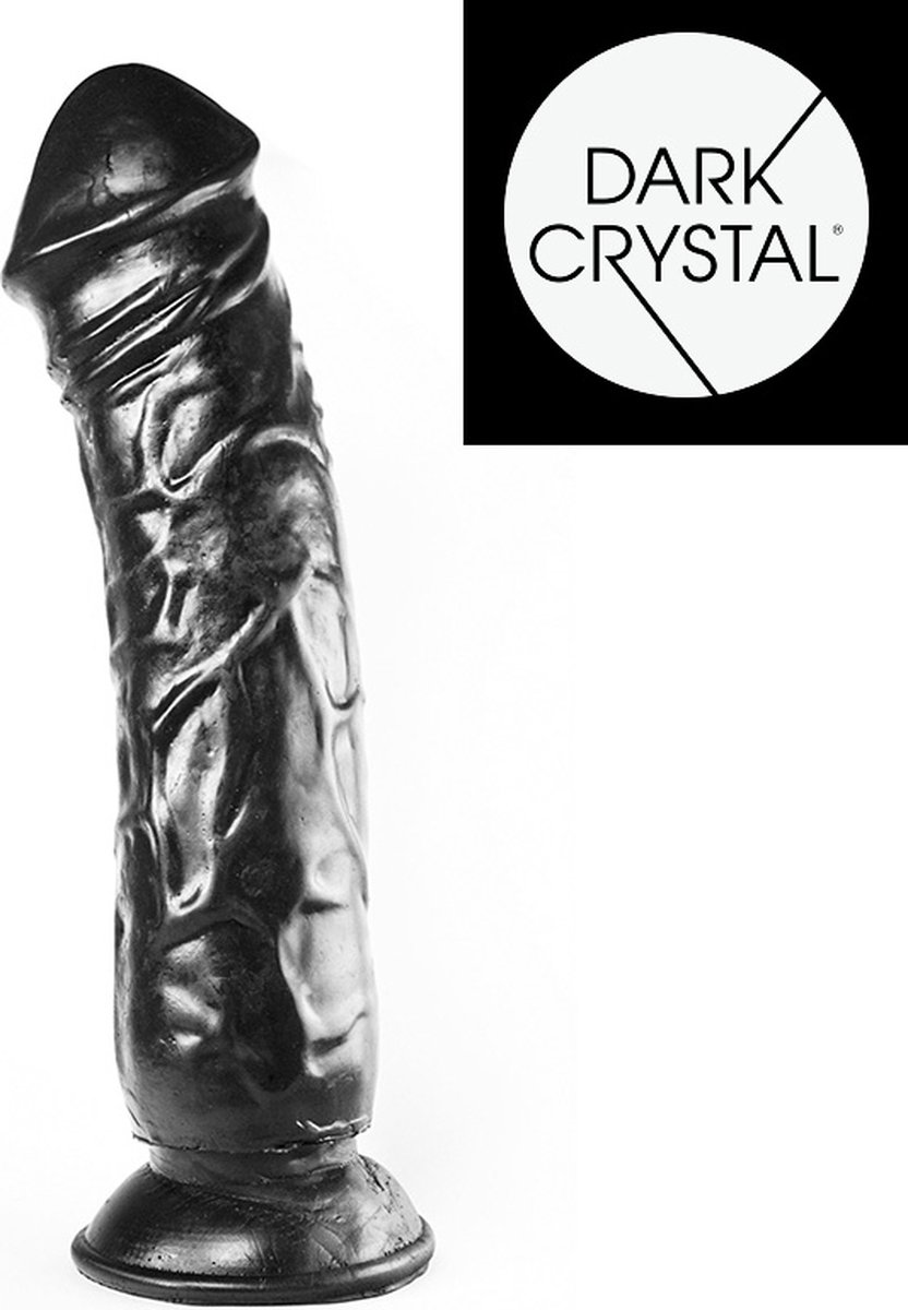 Goedkoopste Dark Crystal XXL Dildo 32 x 7 cm - zwart