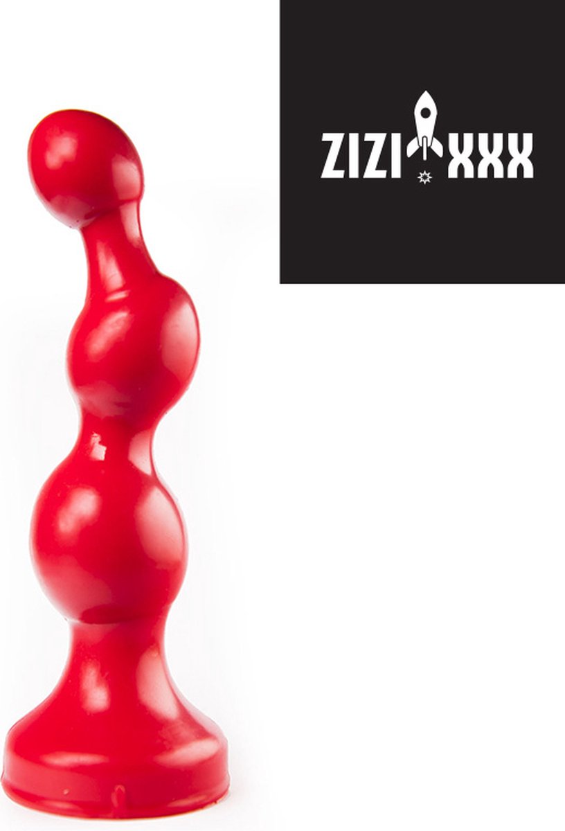 Goedkoopste ZiZi - Bolletjes Buttplug - 20 x 4,5 cm - rood