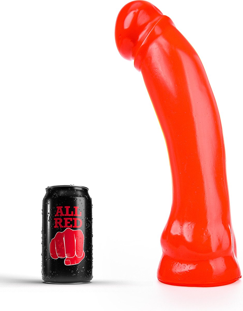 Goedkoopste All Red Dildo 33 x 7 cm - rood