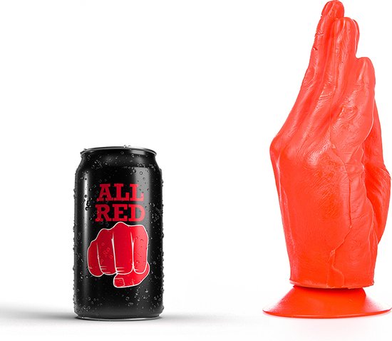 All Red Fisting Dildo 21 x 6 cm - rood