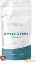 Flinndal Omega 3 Forte Capsules - Hoog Geconcentreerd Visolie Suppplement - 90 Capsules