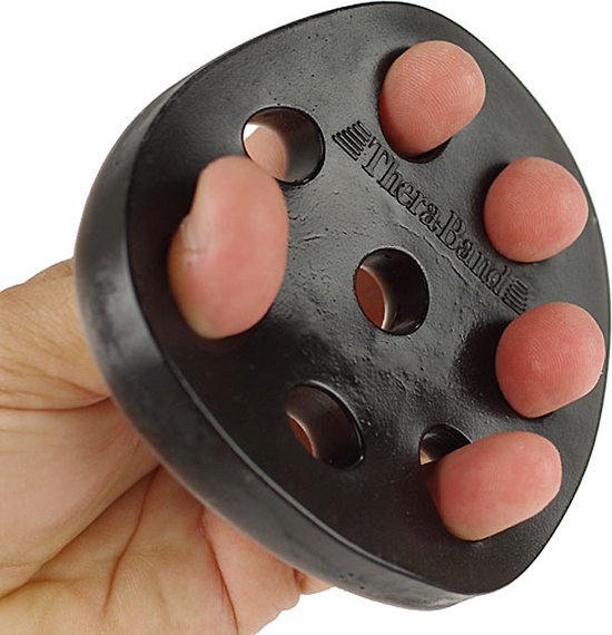 TheraBand Hand XTrainer Zwart Maximaal gevorderd bol