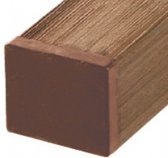 Intergard Tuinpaal houtcomposiet bruin 7x7x270cm
