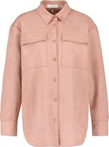 GERRY WEBER Dames Overhemd met suèdeachtige touch Camel-48