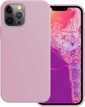 iPhone 13 Pro Max Housse en silicone Case - iPhone 13 Pro Max Case Lilas Siliconen Case - iPhone 13 Pro Max Case Cover - Lilas