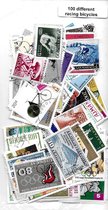 Racefietsen – Luxe postzegel pakket (A6 formaat) : collectie van 100 verschillende postzegels van racefietsen – kan als ansichtkaart in een A6 envelop - authentiek cadeau - kado -