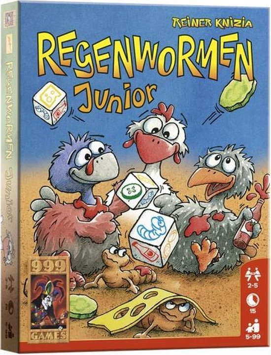 Afbeelding van het spel dobbelspel Regenwormen: Junior