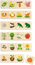 groeipuzzelset hout 6-delig