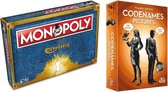 Spellenbundel - 2 Stuks - Monopoly Efteling & Codenames Pictures