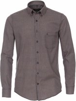 Casa Moda - Overhemd Vierkant Oranje - XL - Heren - Regular-fit