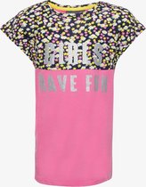 TwoDay meisjes T-shirt met bloemenprint - Roze - Maat 134/140
