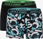 Jack & Jones heren boxershorts 2-pack - Zwart - Maat XL
