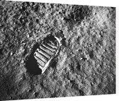 Apollo 11 lunar footprint (maanlanding) - Foto op Dibond - 40 x 30 cm