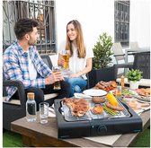 Cecotec - Elektrische Barbecue - Elektrische Grill - Tafelbarbecue - PerfectSteak 4200 Way - 2400W - Roestvrij staal - Zwart