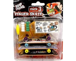 Grip and Tricks finger 3 skateboards set