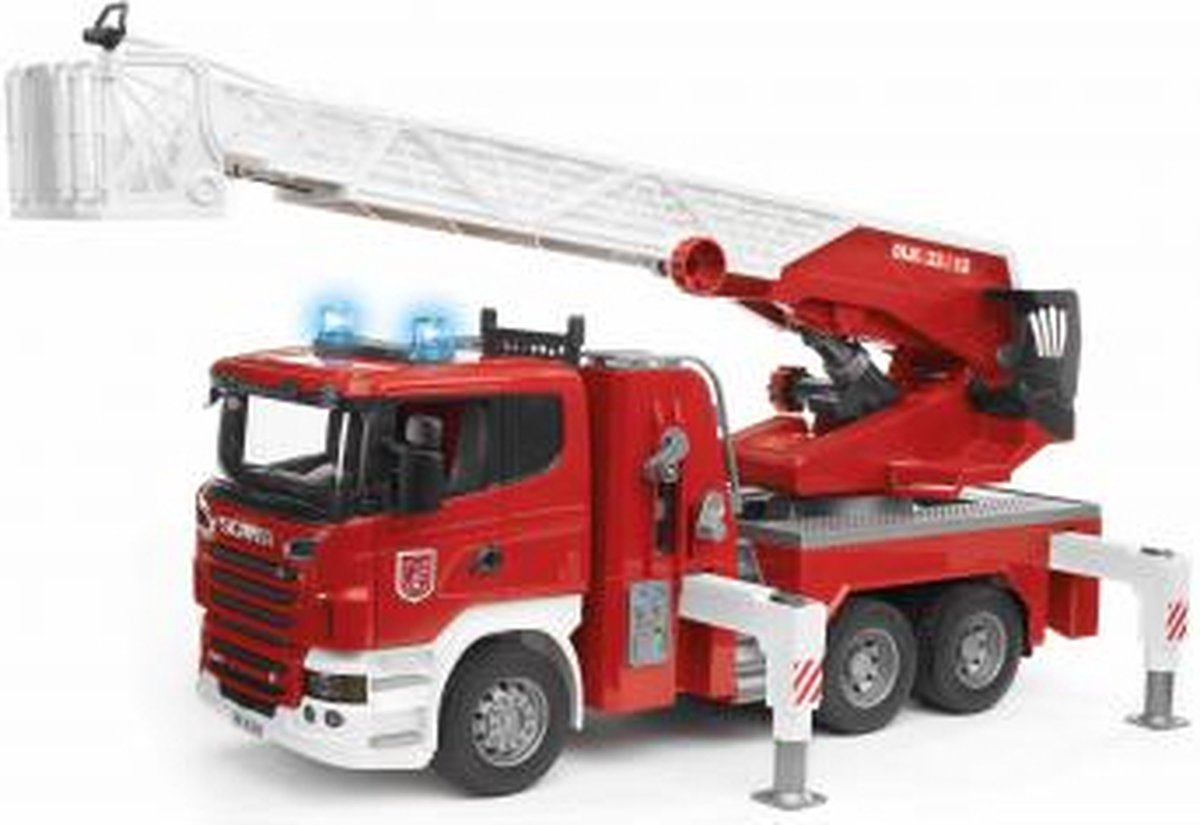 Bruder - Scania R-Serie Brandweerwagen met Waterpomp - Speelgoedauto - Schaal 1:16 — afbeelding 20