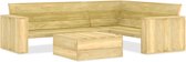 Decoways - 2-delige Loungeset geïmpregneerd grenenhout